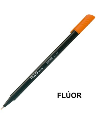 ROTULADOR PLUS EXTRAFINO NEON NARANJA