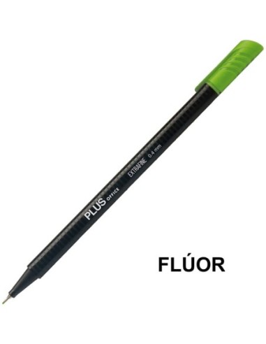 ROTULADOR PLUS EXTRAFINO NEON VERDE