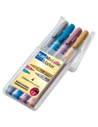 ROTULADOR PLUS METALLIC MARKER -SET 4-