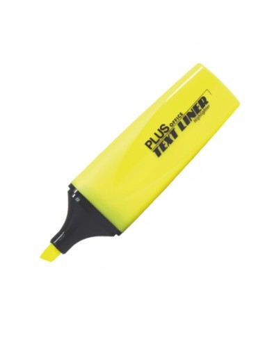 ROTULADOR PLUS TEXTLINER AMARILLO