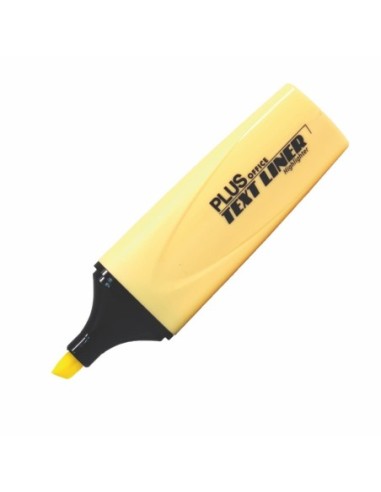 ROTULADOR PLUS TEXTLINER PASTEL AMARILLO