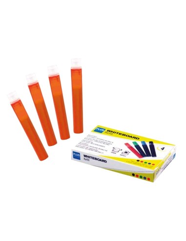 ROTULADOR PLUS WHITEBOARD CARGA NARANJA