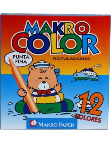 ROTULADORES MAKRO COLOR -CAJA 12-