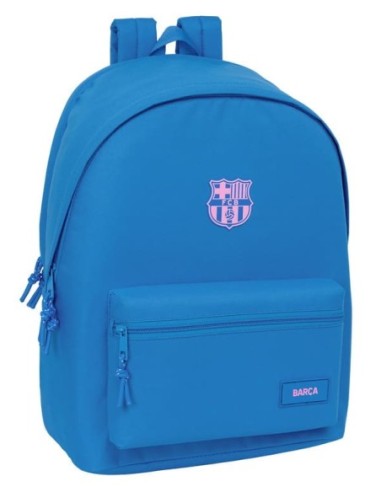 SAF.FCB SOFT-MOCHILA 44CM.PORT.AZUL