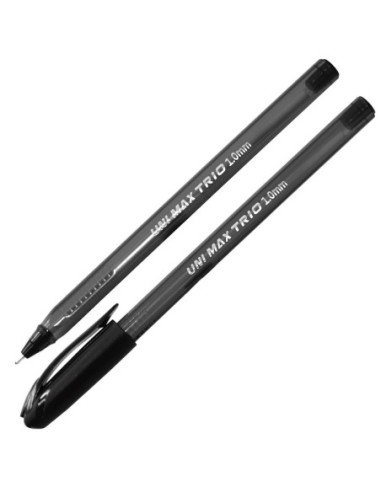 BOLIGRAFO UNIMAX TRIO NEGRO