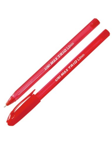 BOLIGRAFO UNIMAX TRIO ROJO