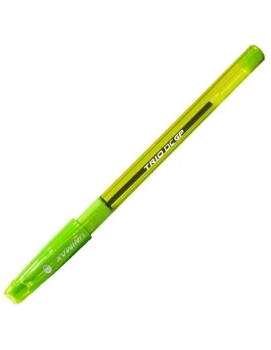 BOLIGRAFO UNIMAX TRIO VERDE CLARO