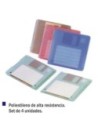 SET 4 CAJAS PORTADISKETTES 3,5 R.3502