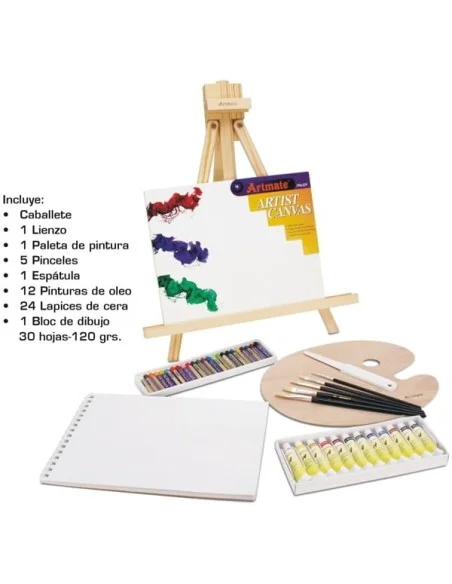 SET PINTURA CABALLET.C/CERAS/OLEO.CE-036