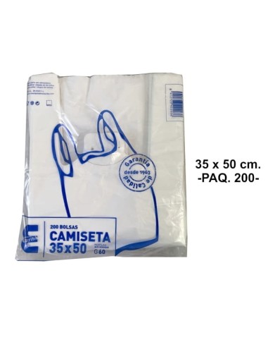 BOLSA CAMISETA BAFE 35x50 MDNA. -PTE.200