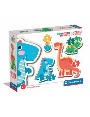 CLEMENT.-PUZZLE FIRST 2-3-4-5 DINOS20834