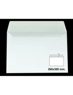 SOBRES BCO.260x360 FOLIO PROL. -CJ.250-