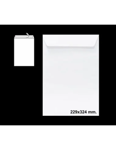 SOBRES BOLSA BCO.229x324 DIN A4 -CJ.250-