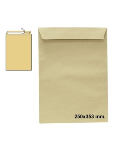 SOBRES BS.KRAFT 250x353 FOLIO -CJ.250-