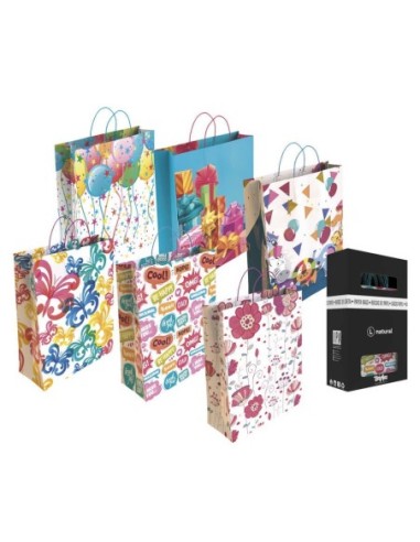 BOLSA REGALO BIRTHDAY 27+12x37 -PACK 24-