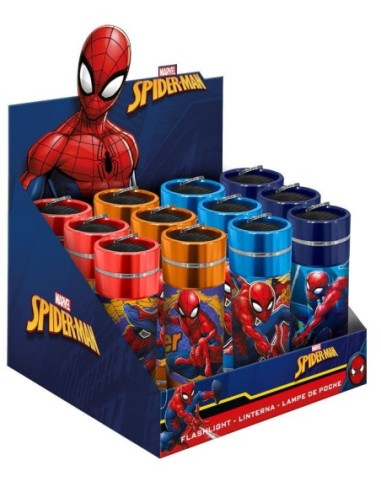 SPIDERMAN-LINTERNA 9 LEDS SP50067