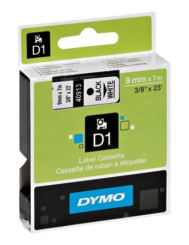 DYMO-CINTA ELECTRO.9MM.x7MT.N/BL. 40913