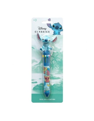 STITCH-BOLIGRAFO 10 COLORES B3DGE007