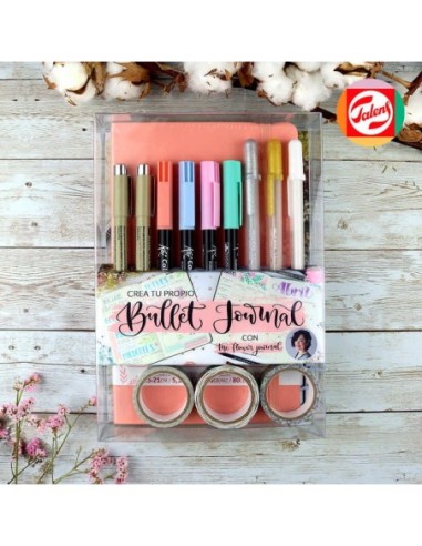 TALENS-SET BULLET JOURNAL ROSA/NARANJA