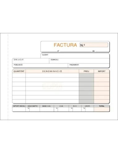 TALONARI FACTURES 4RT.DUPL.APT. T-64/C