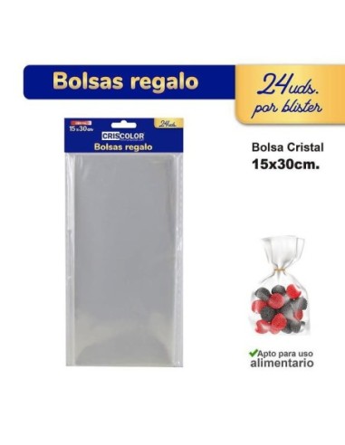 BOLSA TRANSPARENTE PP.15x30-PTE.24-