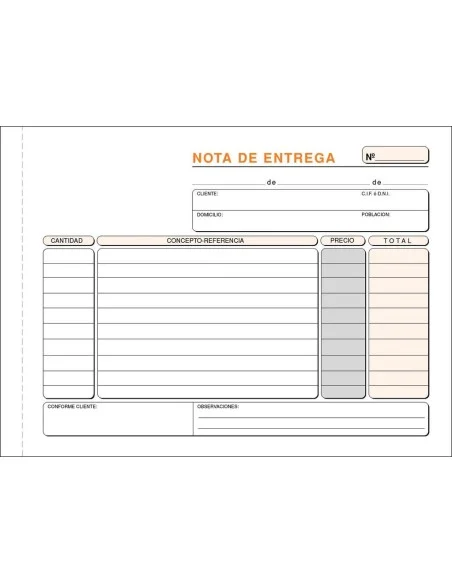 TALONARIO ENTREGA 4º APDO.T-26