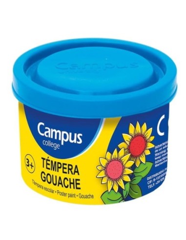 TEMPERA CAMPUS FR.40 GR.AZ.CYAN -CJ.5U.-