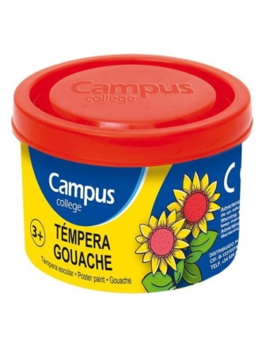 TEMPERA CAMPUS FR.40 GR.ROJO -CJ.5U.-