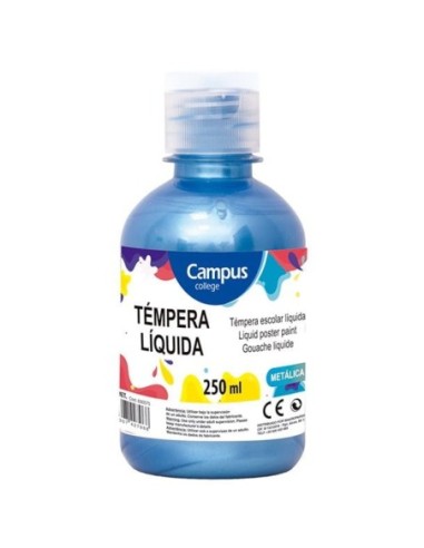 TEMPERA CAMPUS LIQ.250CC.AZUL METAL