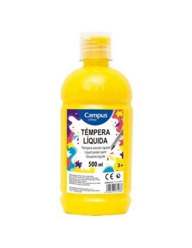 TEMPERA CAMPUS LIQUIDA 500 CC.AMARILLO