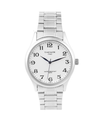 TIMEMARK-RELOJ PULSERA ACERO FECHA