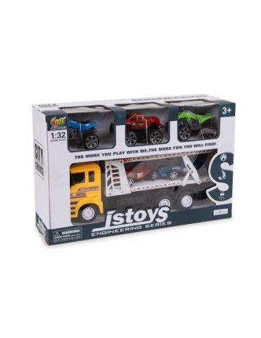 TOYS-CAMION PORTAVEHICULOS 5PZS.03-89850