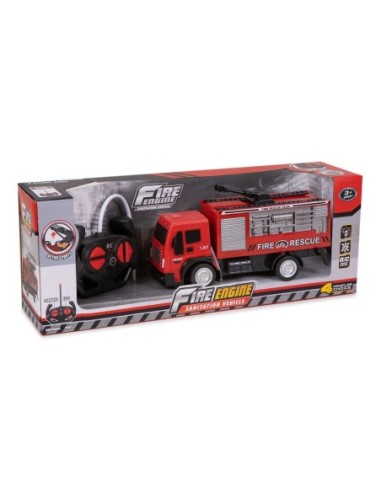 TOYS-CAMION RTROL.BOMBEROS C/LUZ