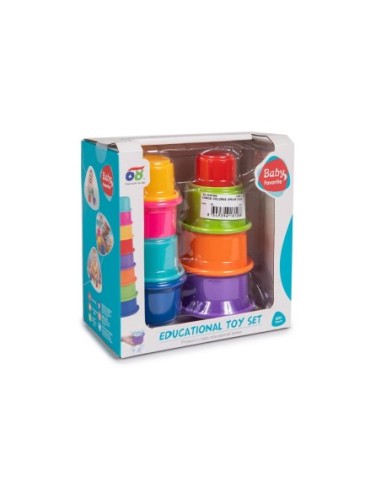 TOYS-CUBOS COLORES APILAR BABY 39-618108